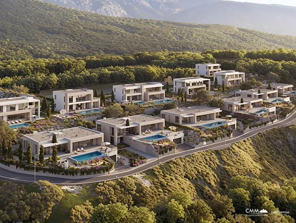 Akdeniz Zarafetini Yansıtan Deniz Manzaralı Lüks Modern Villalar